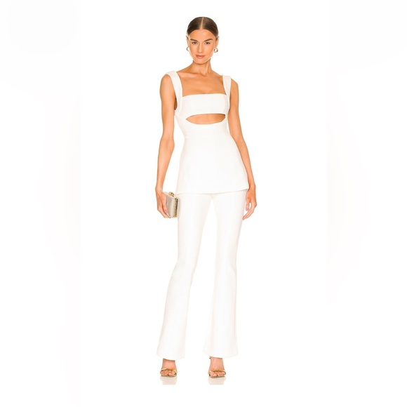 Misha Costanza Jumpsuit in Ivory - Picture 1 of 11